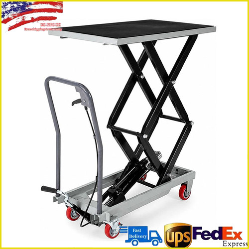 Hydraulic lift table - table, cart
